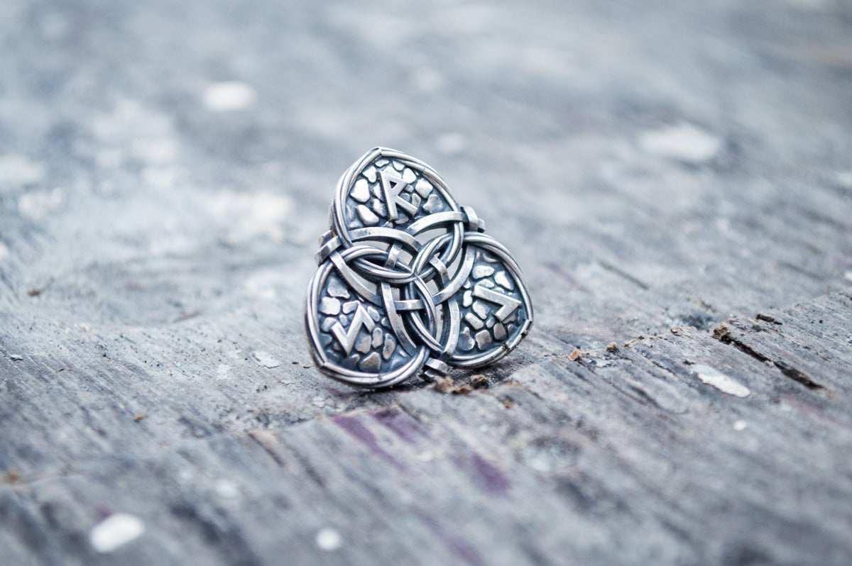 Triquetra Runes - Sterling Silver