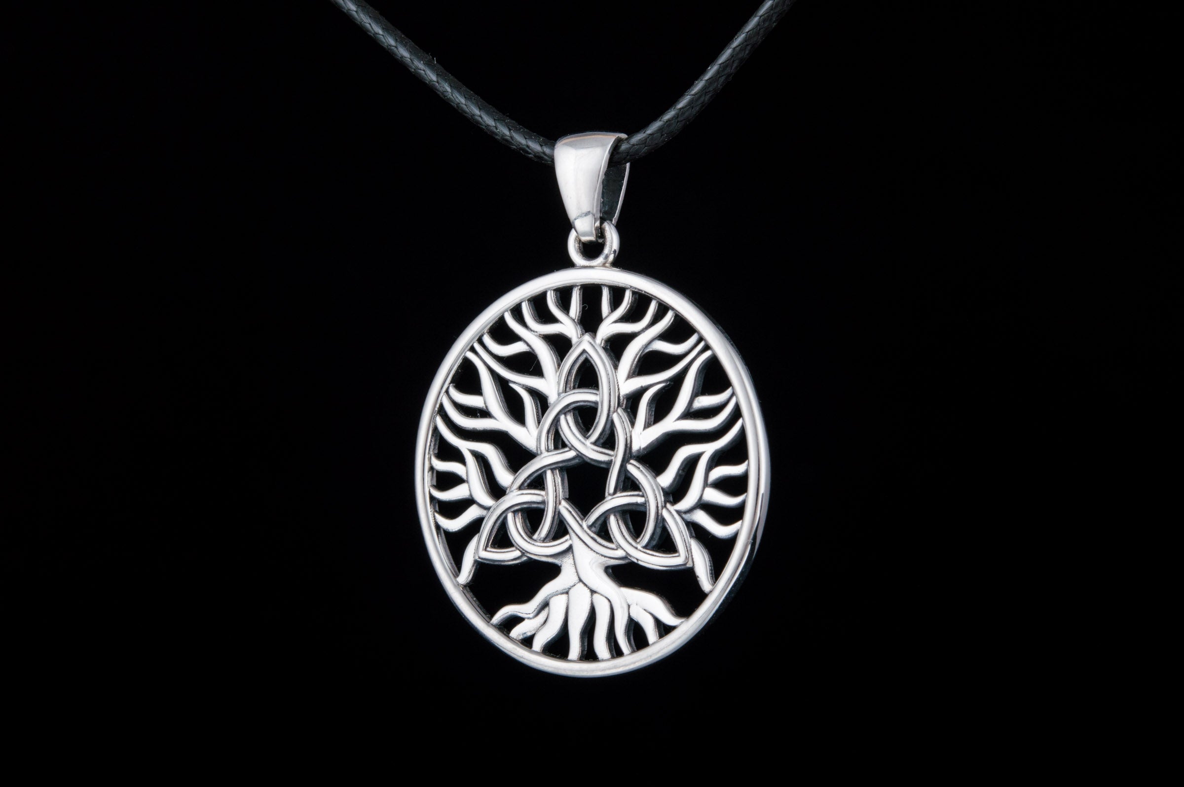 Yggdrasil Triquetra - Sterling Silver