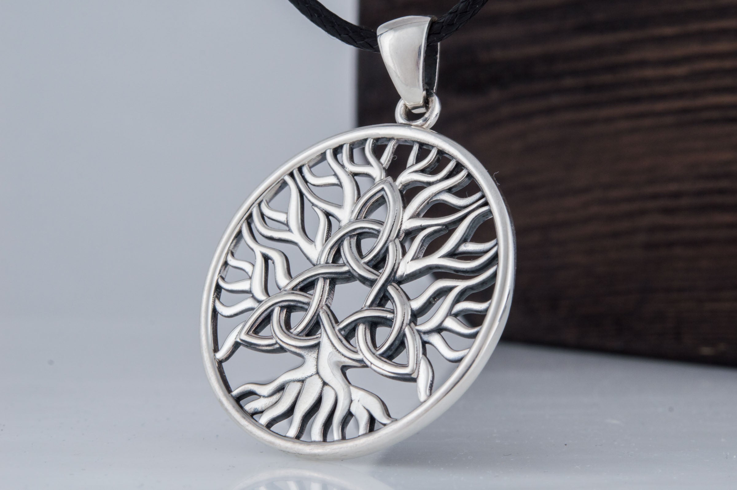Yggdrasil Triquetra - Sterling Silver