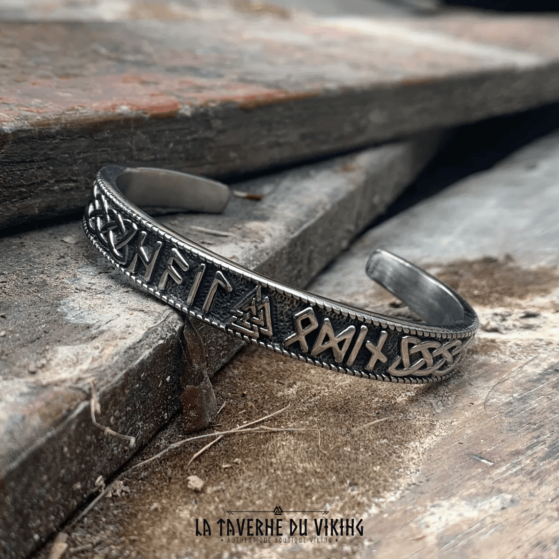 Bracelet Valknut - Acier Inoxydable - La Taverne du Viking