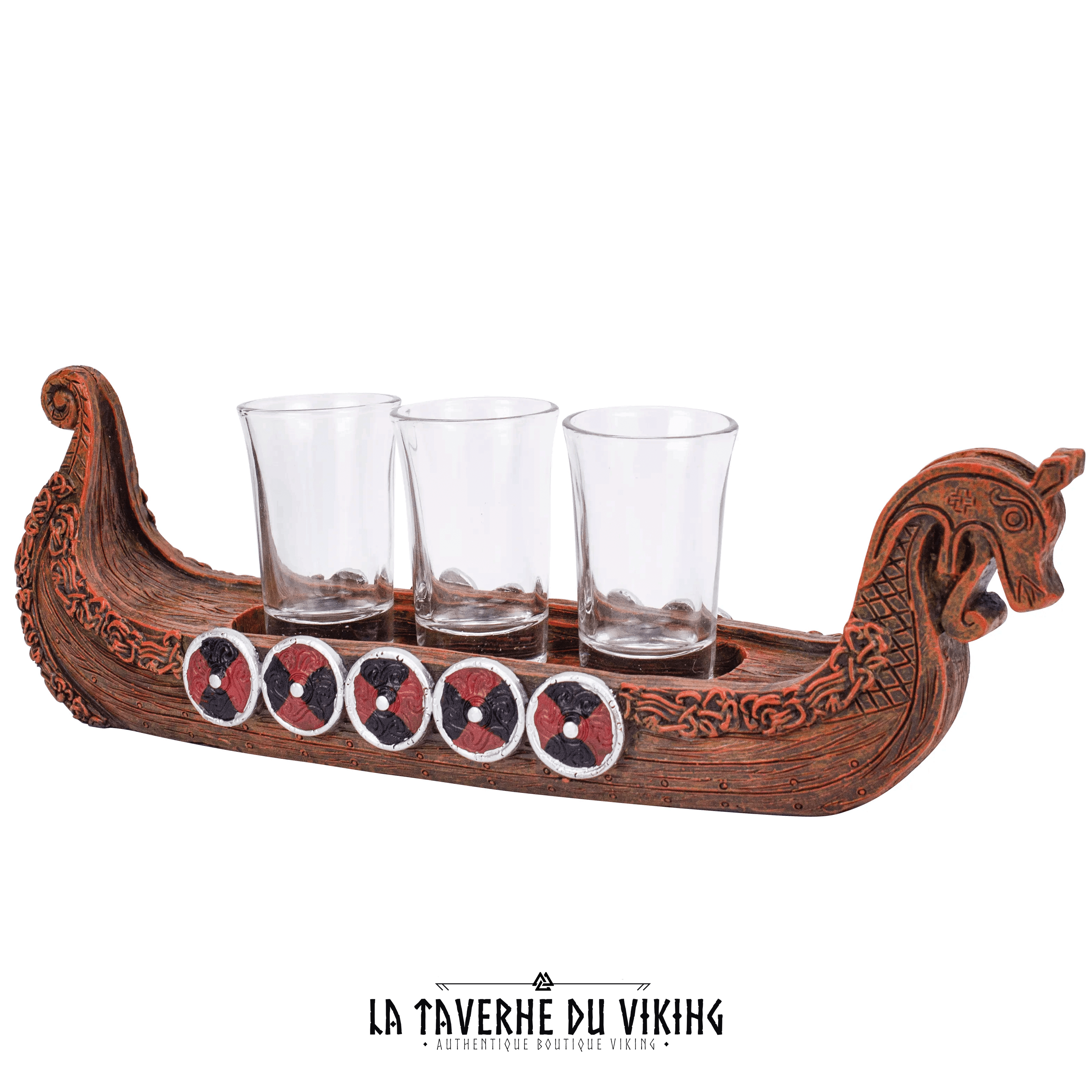 Drakkar + 3 Verres - La Taverne du Viking