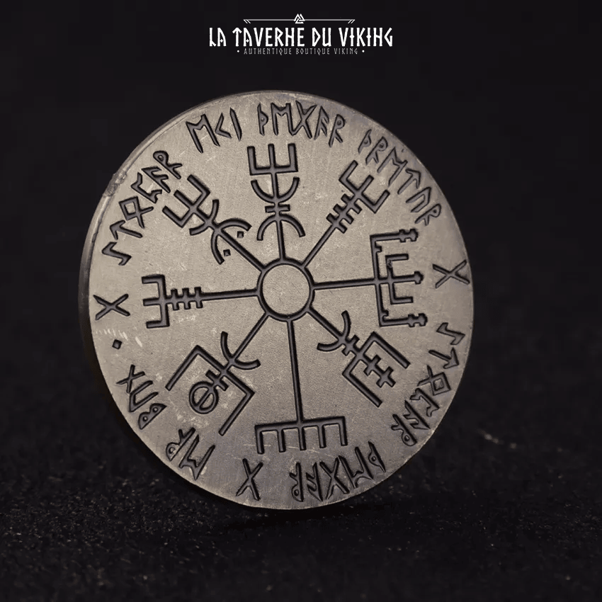 [OFFERTE dés 150€] Piéce Vegvisir - Bronze Massif - La Taverne du Viking