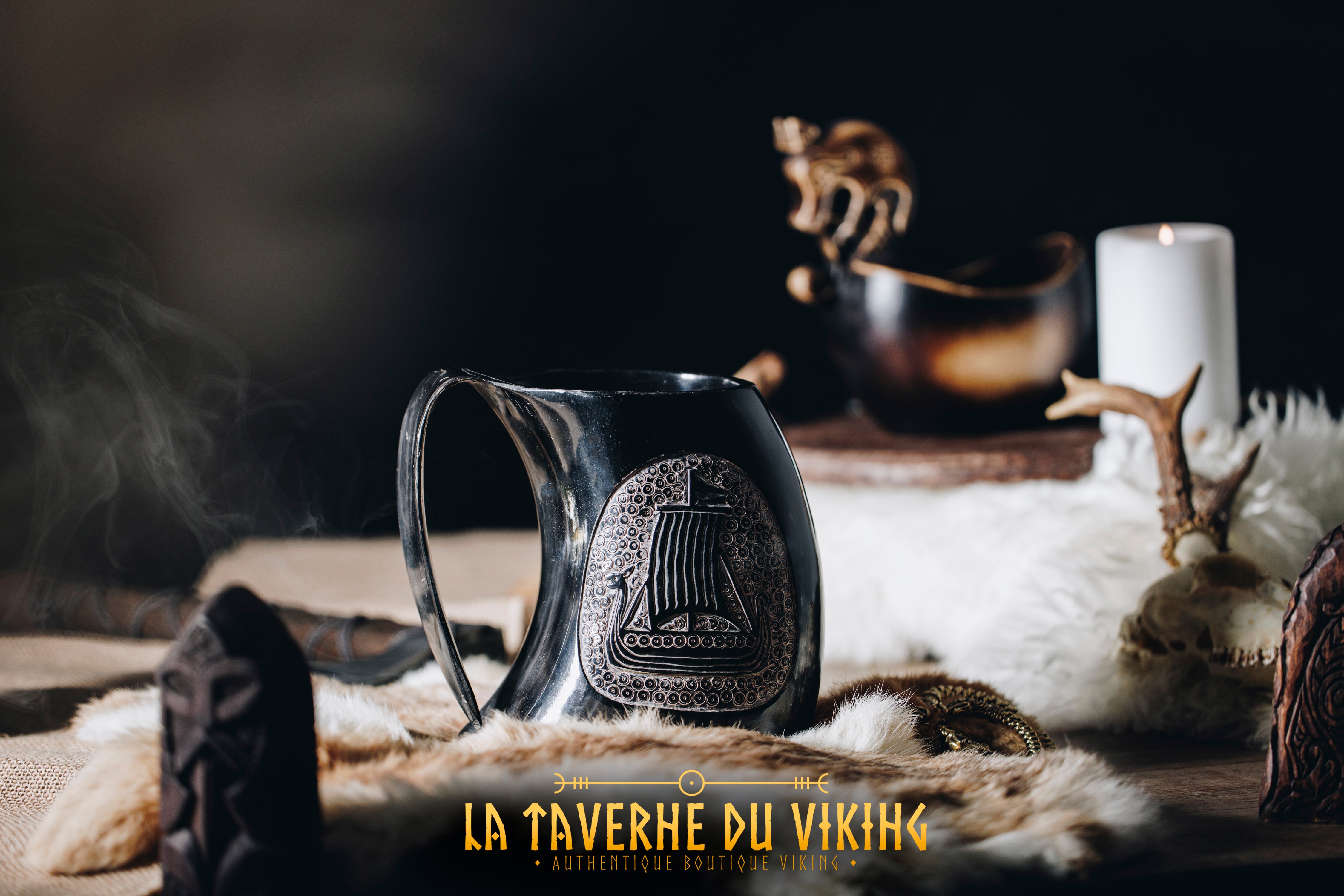 Chope Drakkar - 50cl - La Taverne du Viking