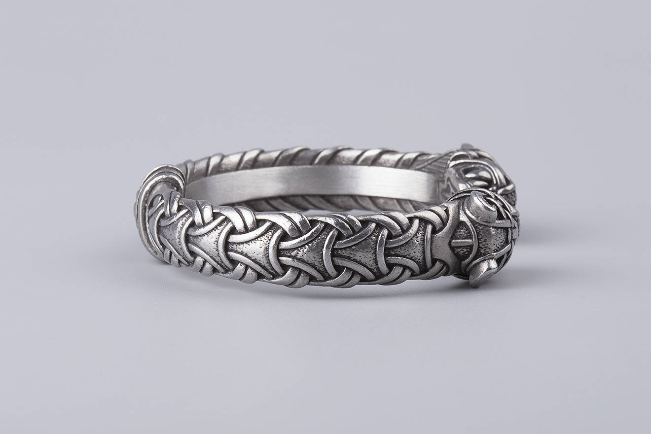 Bracelet Viking Garm- Bronze Argent - LA Taverne du Viking