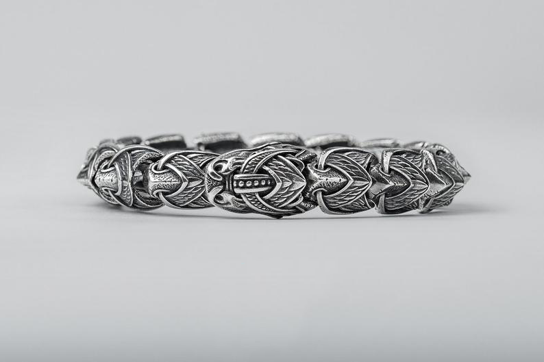 JÖRMUNGAND - Argent Massif Bracelet viking serpent 