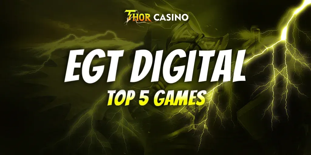 Visuel Thor Casino consacré à la sélection du studio EGT Digital